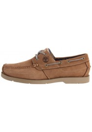 Timberland Earthkeepers Kiawah Bay Light Taupe/Taupe Bateau Hommes en Cuir