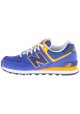 Sneakers New Balance ML574 Passport Pack (Couleur : Blue/Yellow) Homme