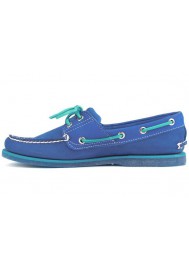 Chaussure Timberland Classic 2-Eye Bateau Cuir (Couleur : Olympian Blue/Blue) Homme